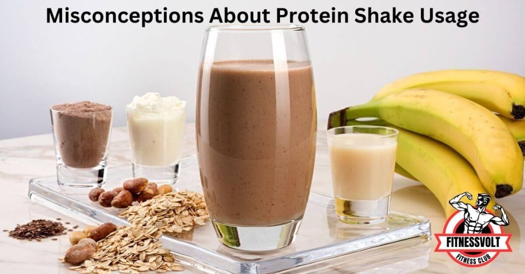 Misconceptions About Protein Shake Usage