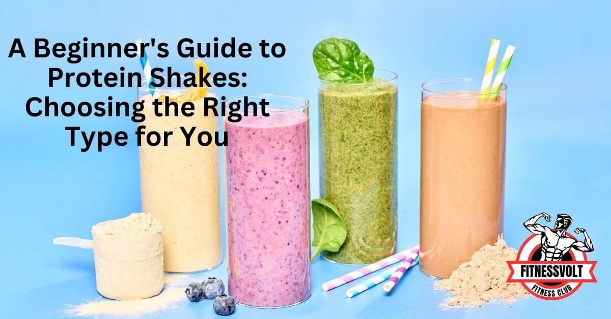 A Beginner's Guide to Protein Shakes: Choosing the Right Type for You