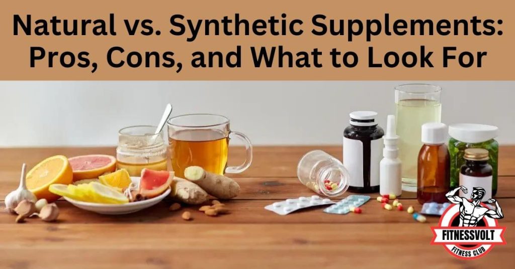 Natural vs. Synthetic Supplements: Pros, Cons, and What to Look For